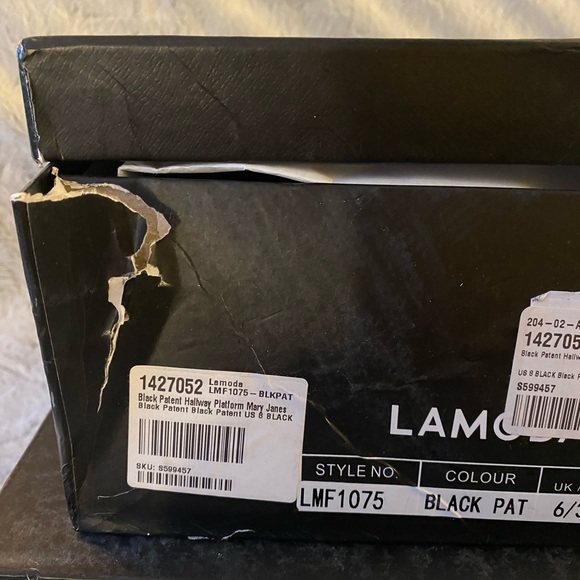 Black Patent Hallway Platform Mary Janes - Picture 11 of 12